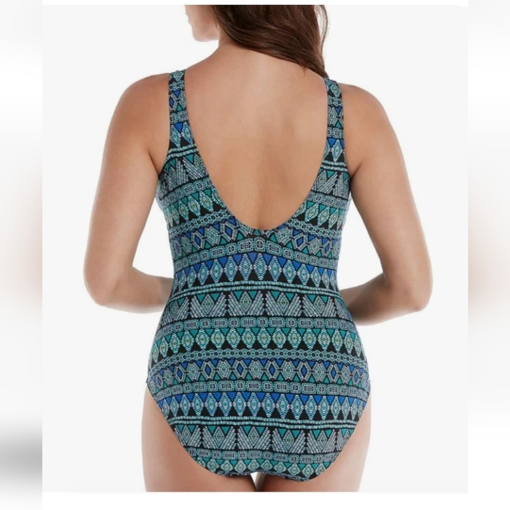 Miraclesuit Gypsy Odyssey  One Piece Swimsuit Size 16 - Picture 2 of 8